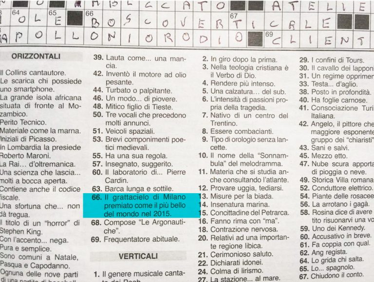 vertical forest on crossword we know the answer Stefano Boeri