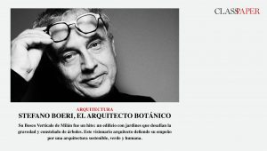 Intervista a Stefano Boeri su Classpaper