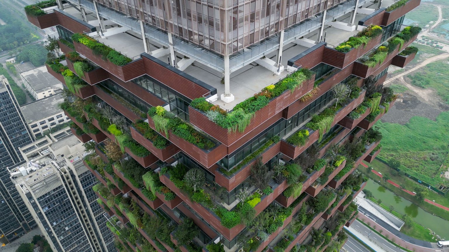 nanjing vertical forest | building site | Stefano Boeri Architetti