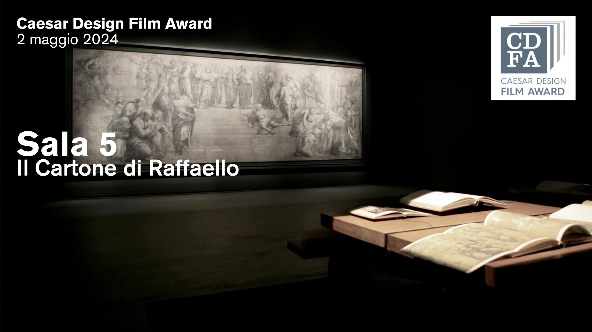 Caesar Design Film Award with Sala 5 Raphael's Cartoon Room