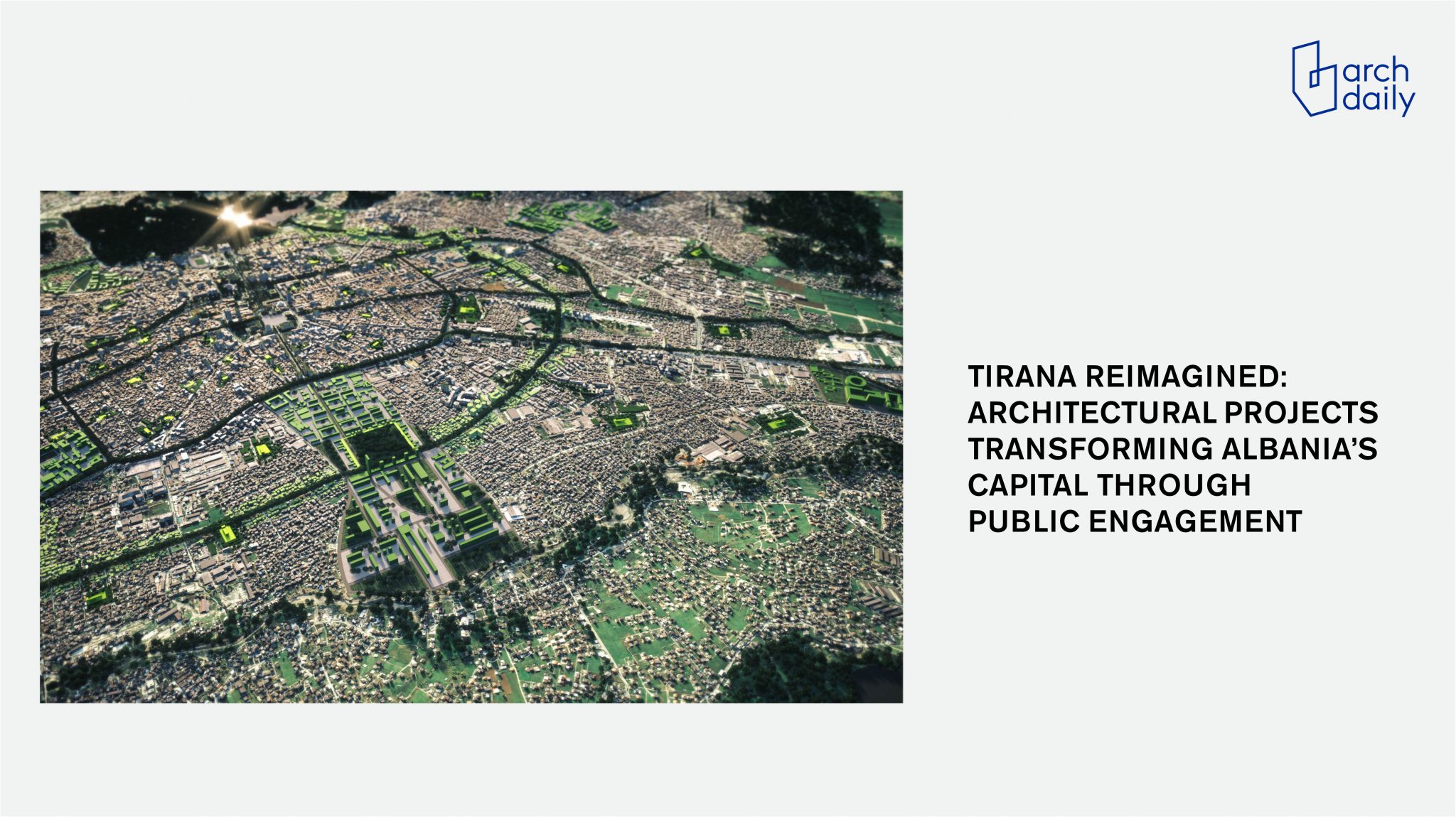 Tirana 2030 su Archdaily